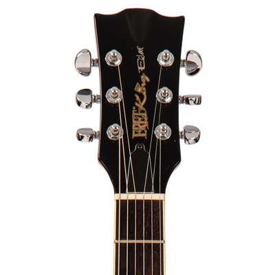Flamed Cherry Sunburst Fret-King Eclat Custom Electric Guitar