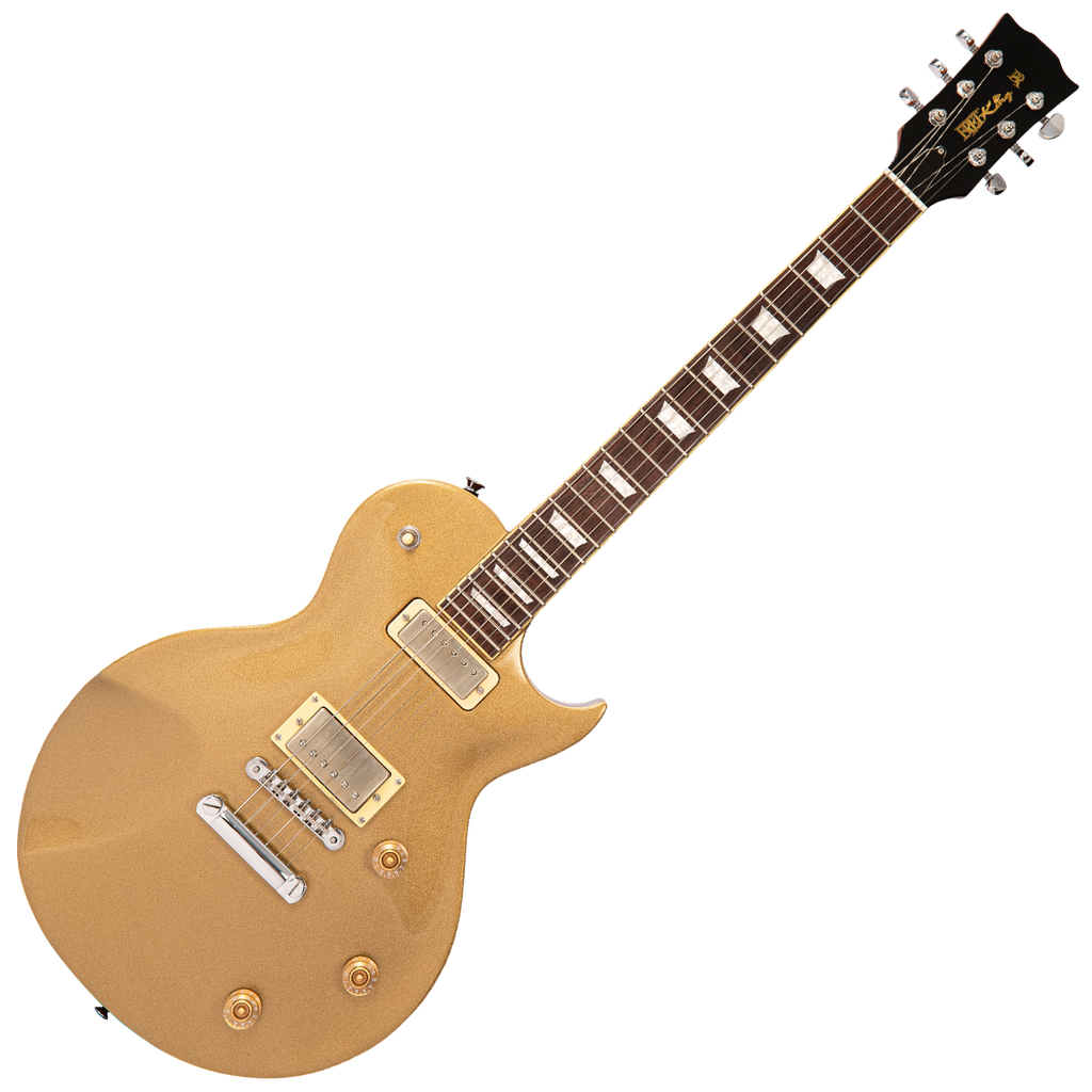 Gold Top Fret-King Eclat Custom Paul Rose Signature Model Electric Guitar