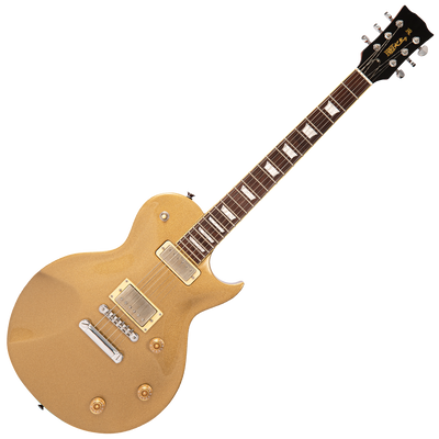 Gold Top Fret-King Eclat Custom Paul Rose Signature Model Electric Guitar