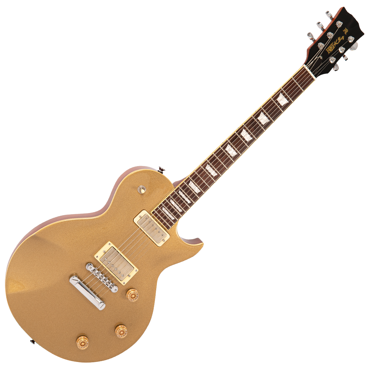 Gold Top Fret-King Eclat Custom Paul Rose Signature Model Electric Guitar