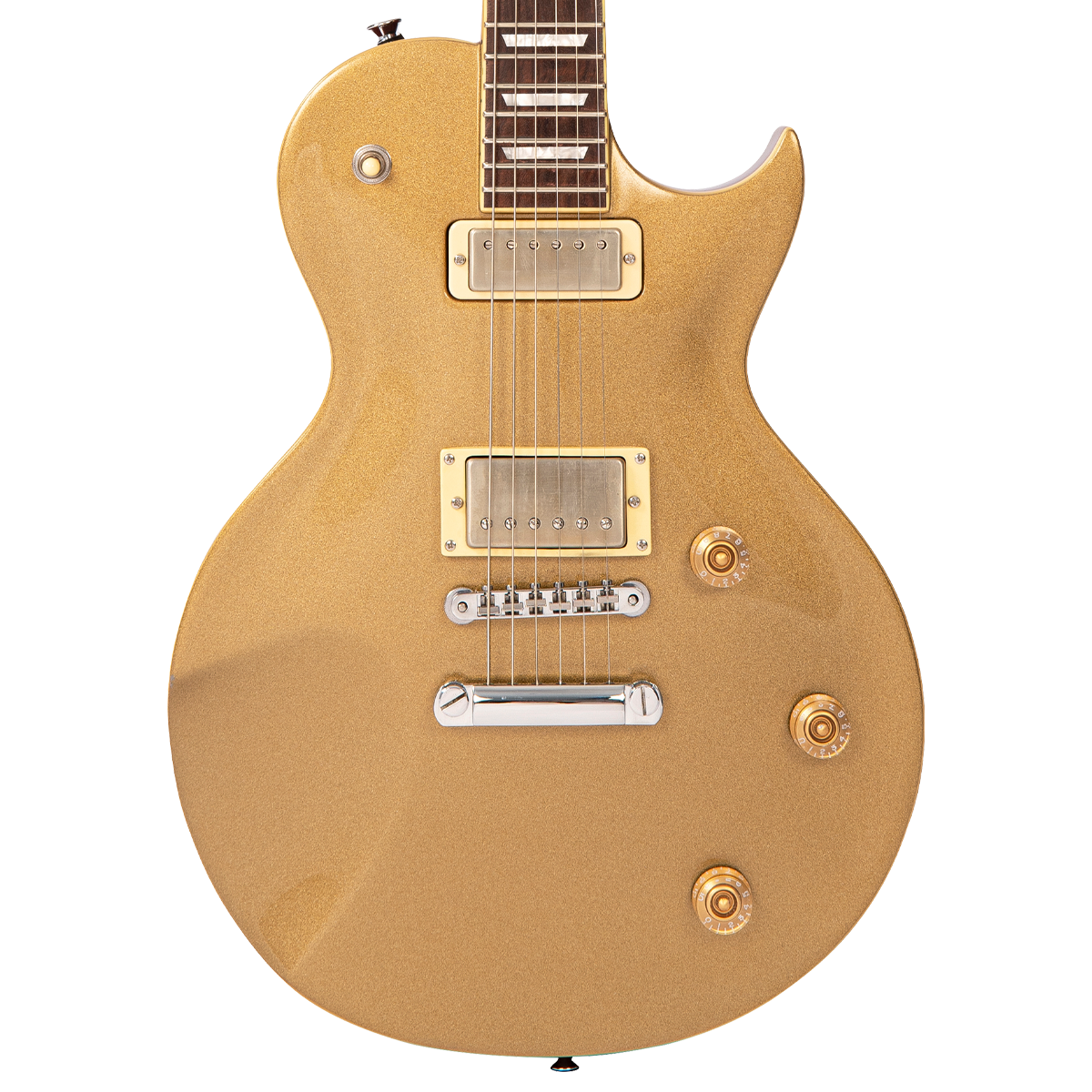 Gold Top Fret-King Eclat Custom Paul Rose Signature Model Electric Guitar