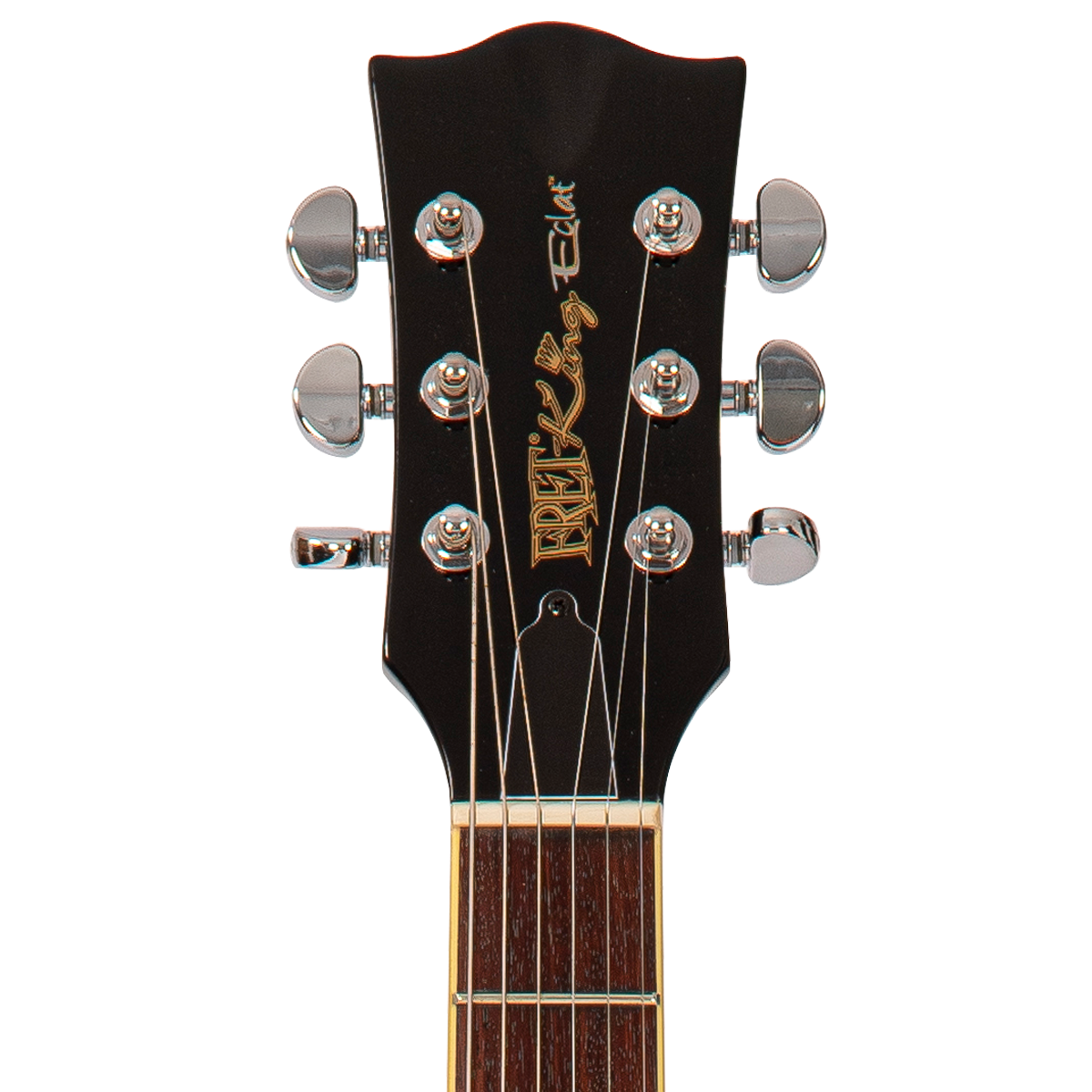 Flamed Tobacco Sunburst Fret-King Eclat Custom Electric Guitar