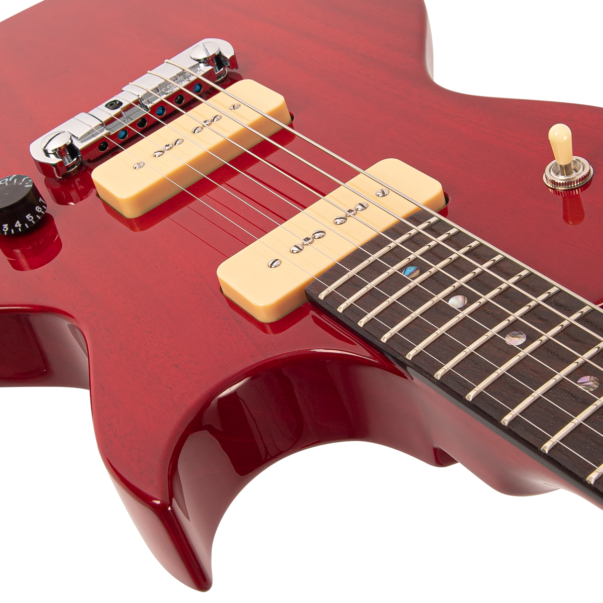 Cherry Red Fret-King Eclat Standard Electric Guitar