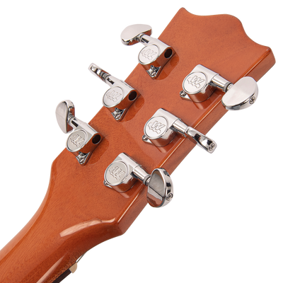 Natural Mahogany Fret-King Eclat Standard Electric Guitar