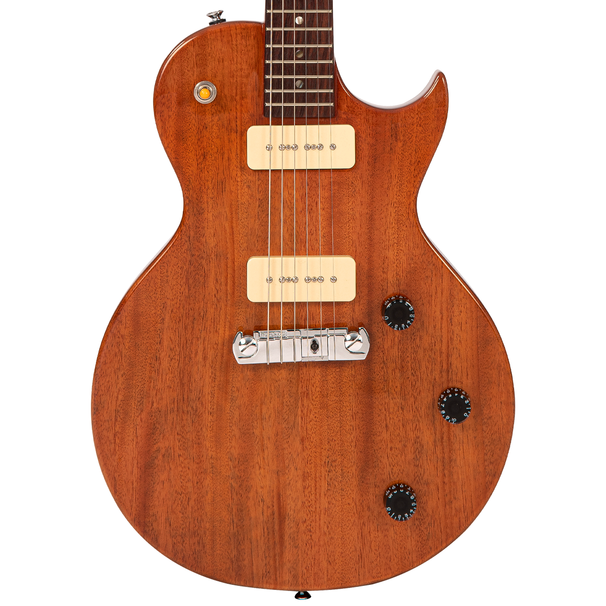 Natural Mahogany Fret-King Eclat Standard Electric Guitar