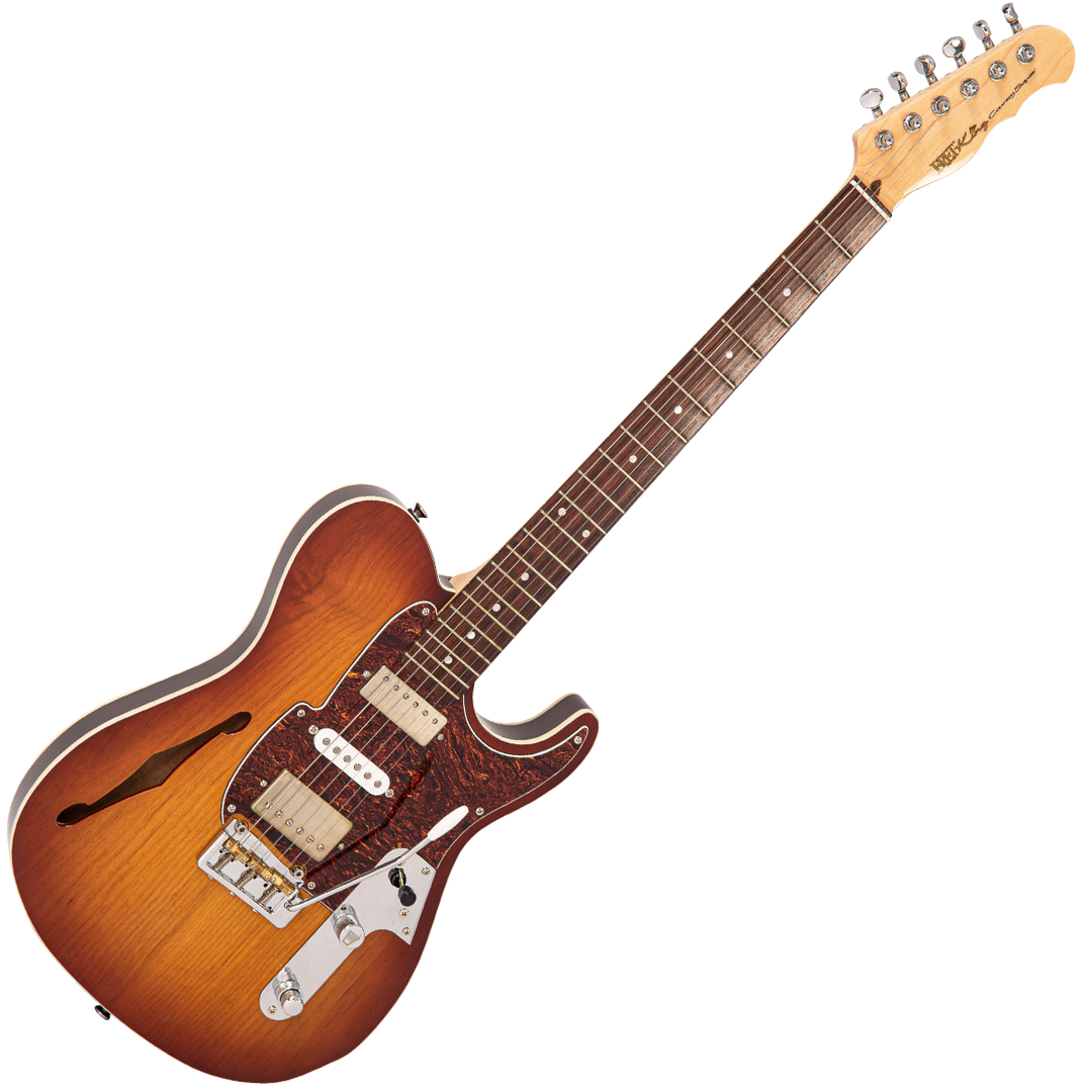 on ott　フレットキング
FKV22VR
汎用ハードケース付き Country Squire Semitone De Luxe – Fret-King