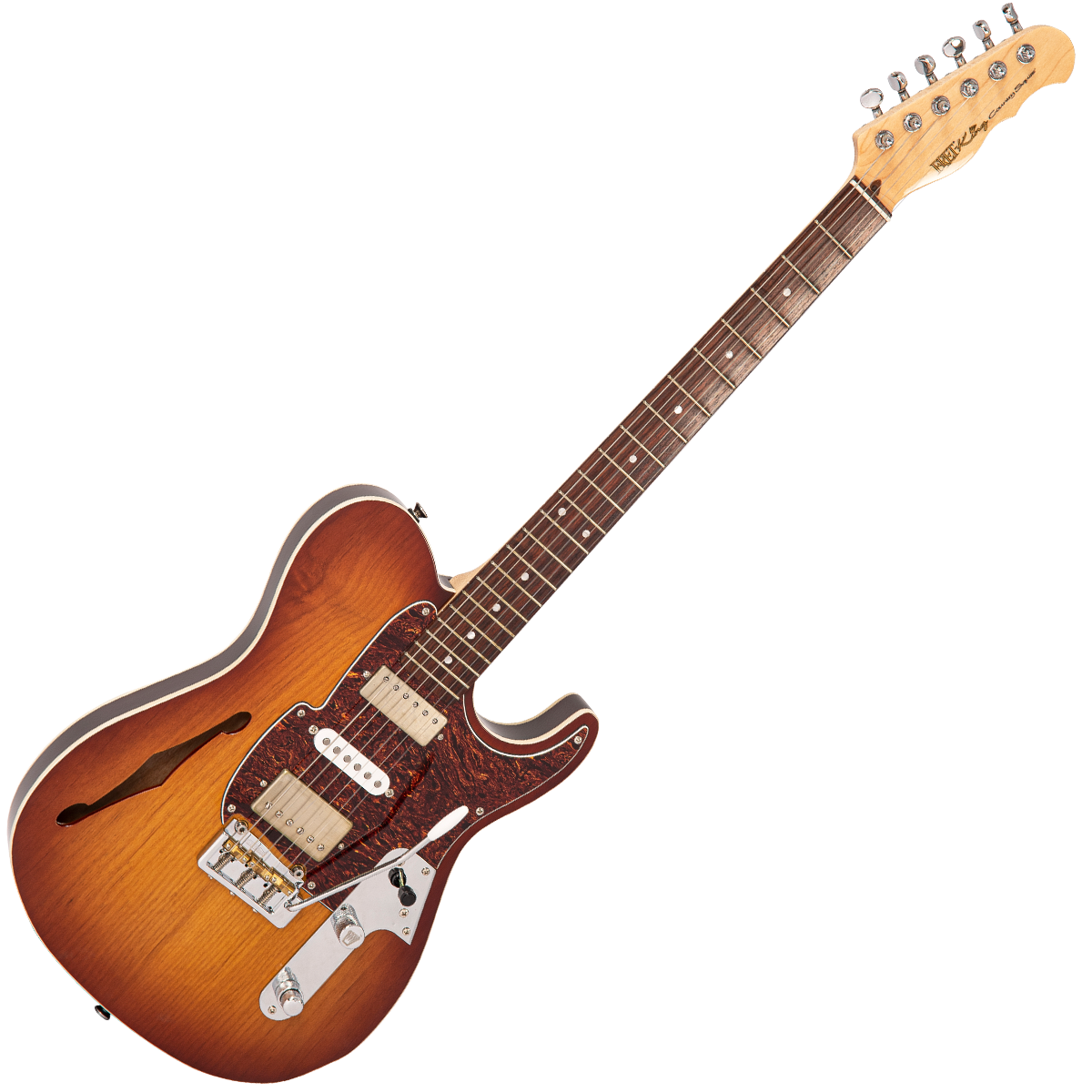 Honeyburst Fret-King Country Squire Semitone De Luxe Electric Guitar