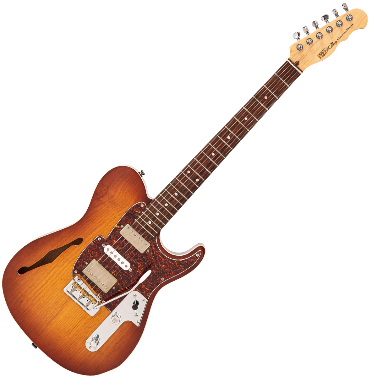 Honeyburst Fret-King Country Squire Semitone De Luxe Electric Guitar