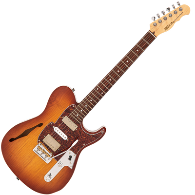 Honeyburst Fret-King Country Squire Semitone De Luxe Electric Guitar