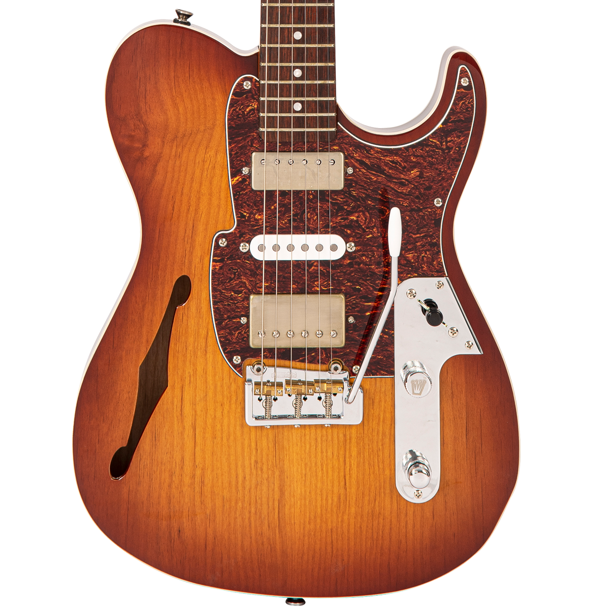 Honeyburst Fret-King Country Squire Semitone De Luxe Electric Guitar