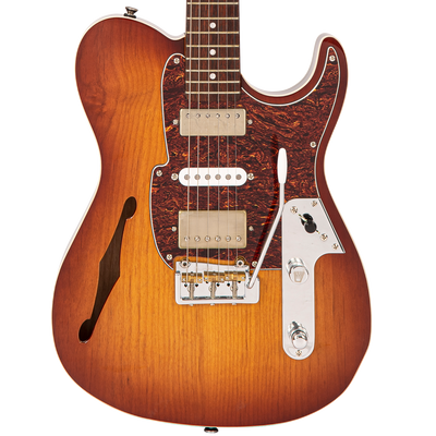 Honeyburst Fret-King Country Squire Semitone De Luxe Electric Guitar