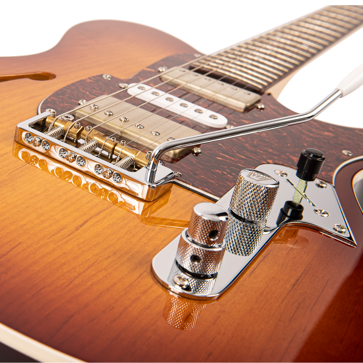 Honeyburst Fret-King Country Squire Semitone De Luxe Electric Guitar