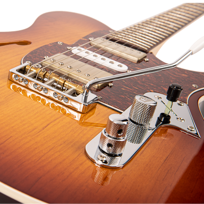 Honeyburst Fret-King Country Squire Semitone De Luxe Electric Guitar