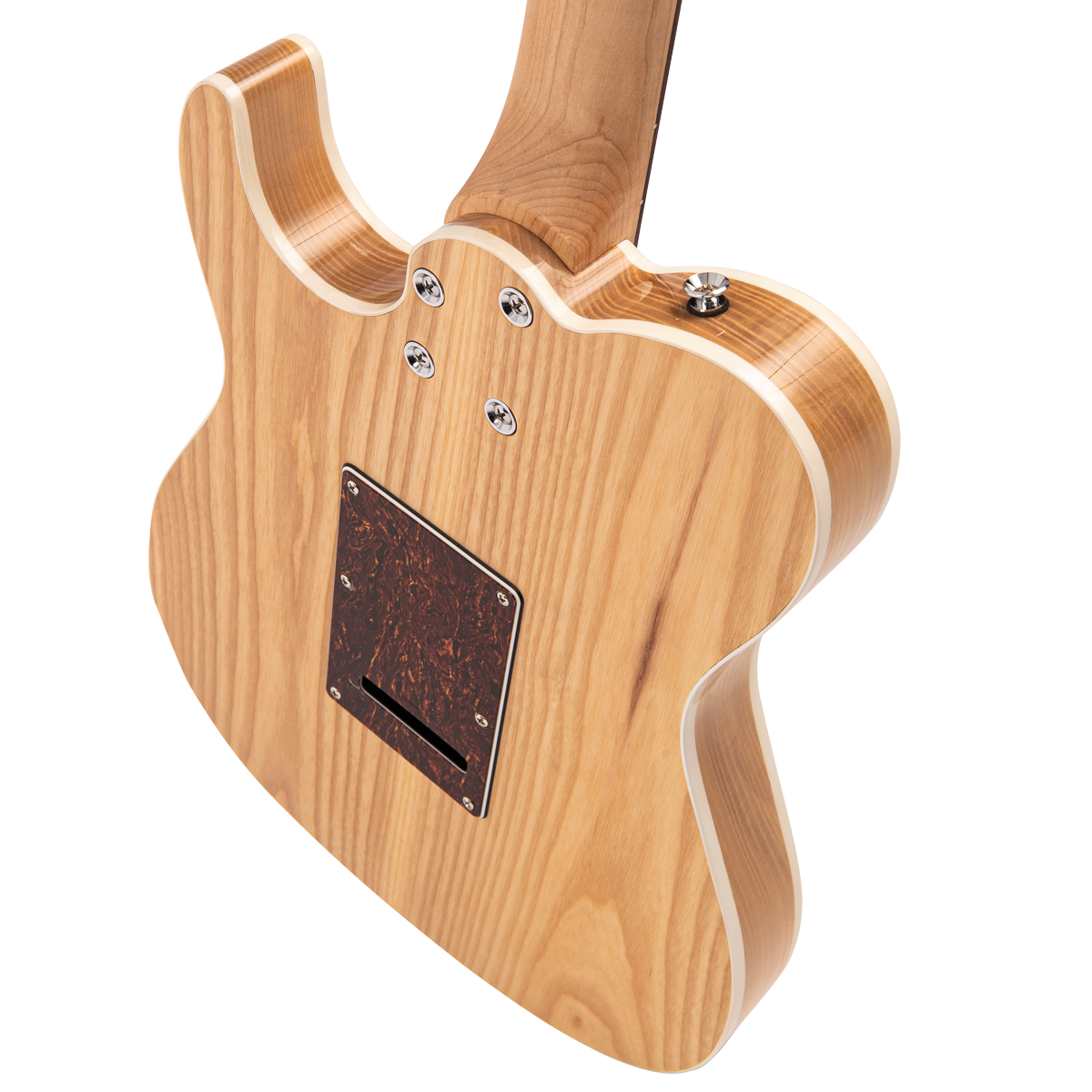 Natural Ash Fret-King Country Squire Semitone De Luxe Electric Guitar