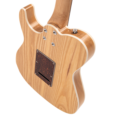 Natural Ash Fret-King Country Squire Semitone De Luxe Electric Guitar