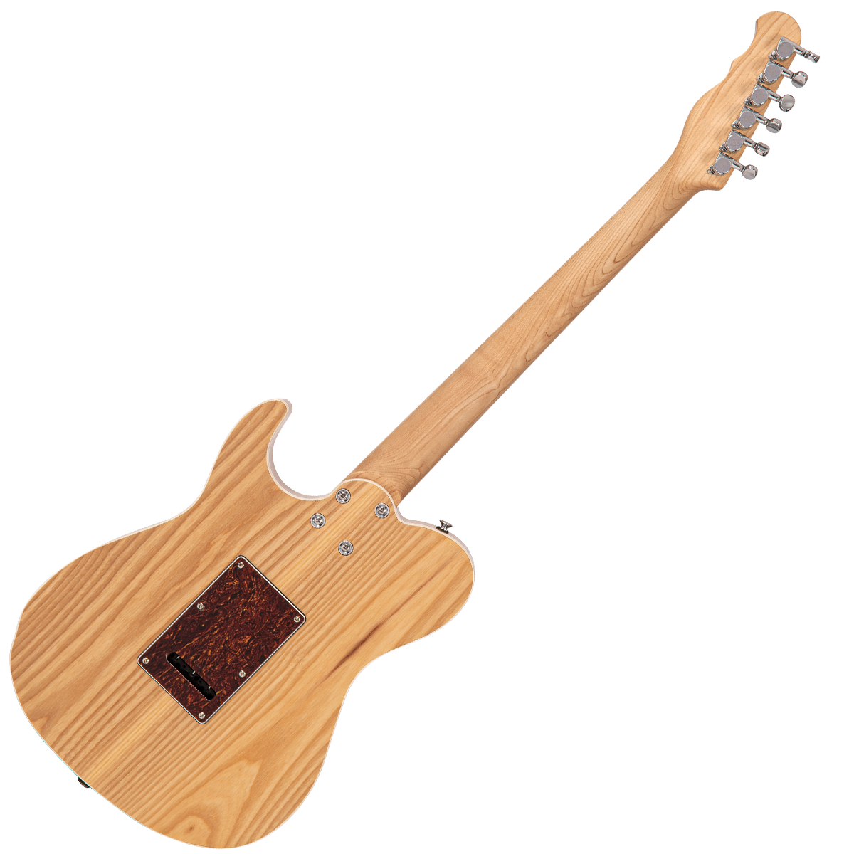 Natural Ash Fret-King Country Squire Semitone De Luxe Electric Guitar