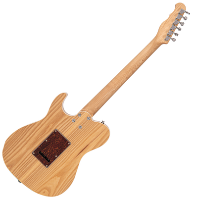 Natural Ash Fret-King Country Squire Semitone De Luxe Electric Guitar