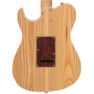 Natural Ash Fret-King Country Squire Semitone De Luxe Electric Guitar