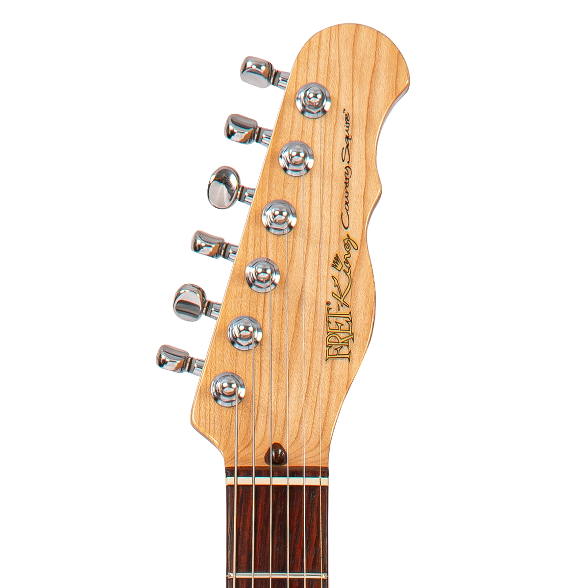 Natural Ash Fret-King Country Squire Semitone De Luxe Electric Guitar