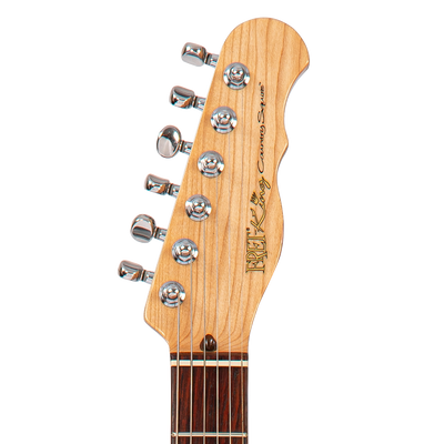 Natural Ash Fret-King Country Squire Semitone De Luxe Electric Guitar