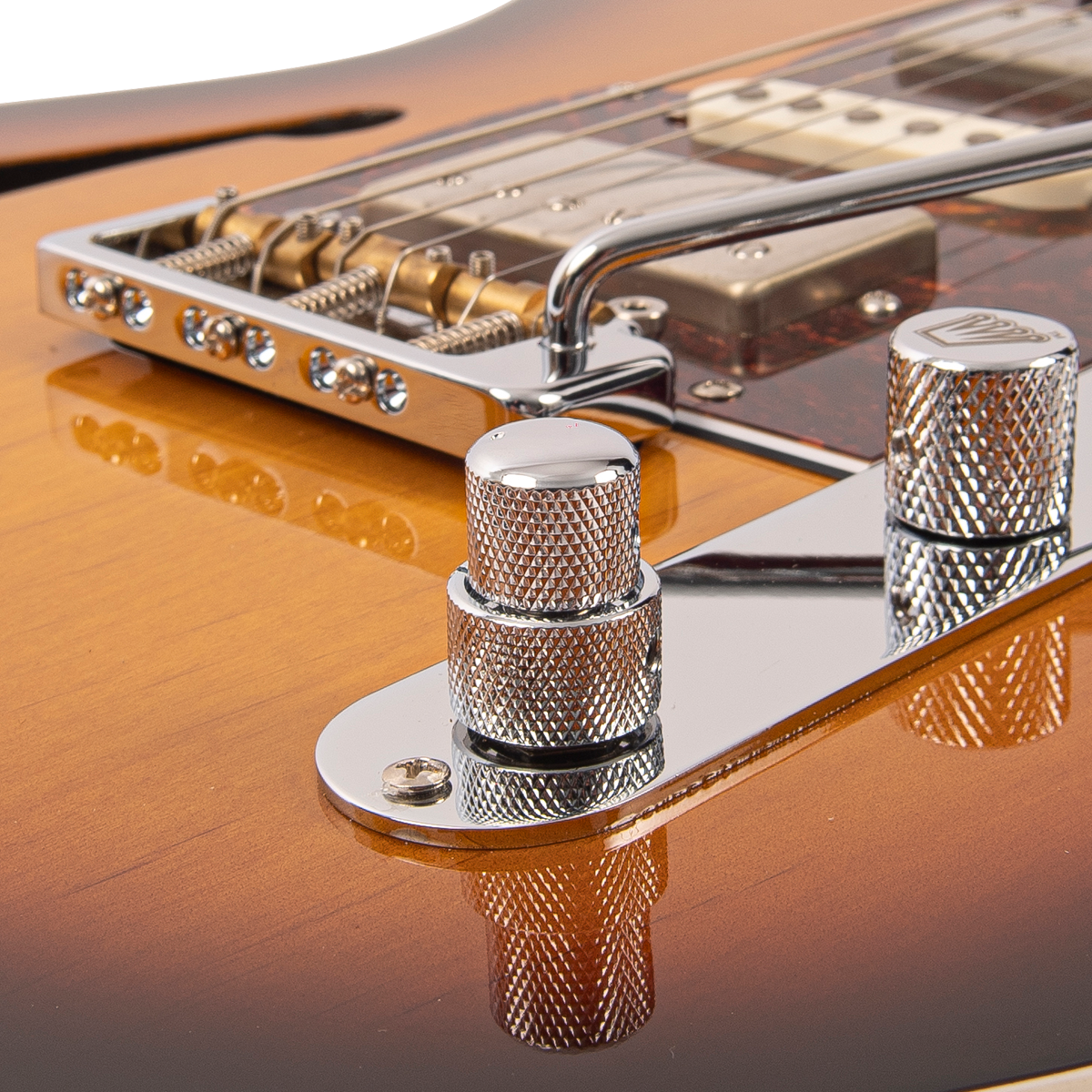 Original Classic Burst Fret-King Country Squire Semitone De Luxe Electric Guitar