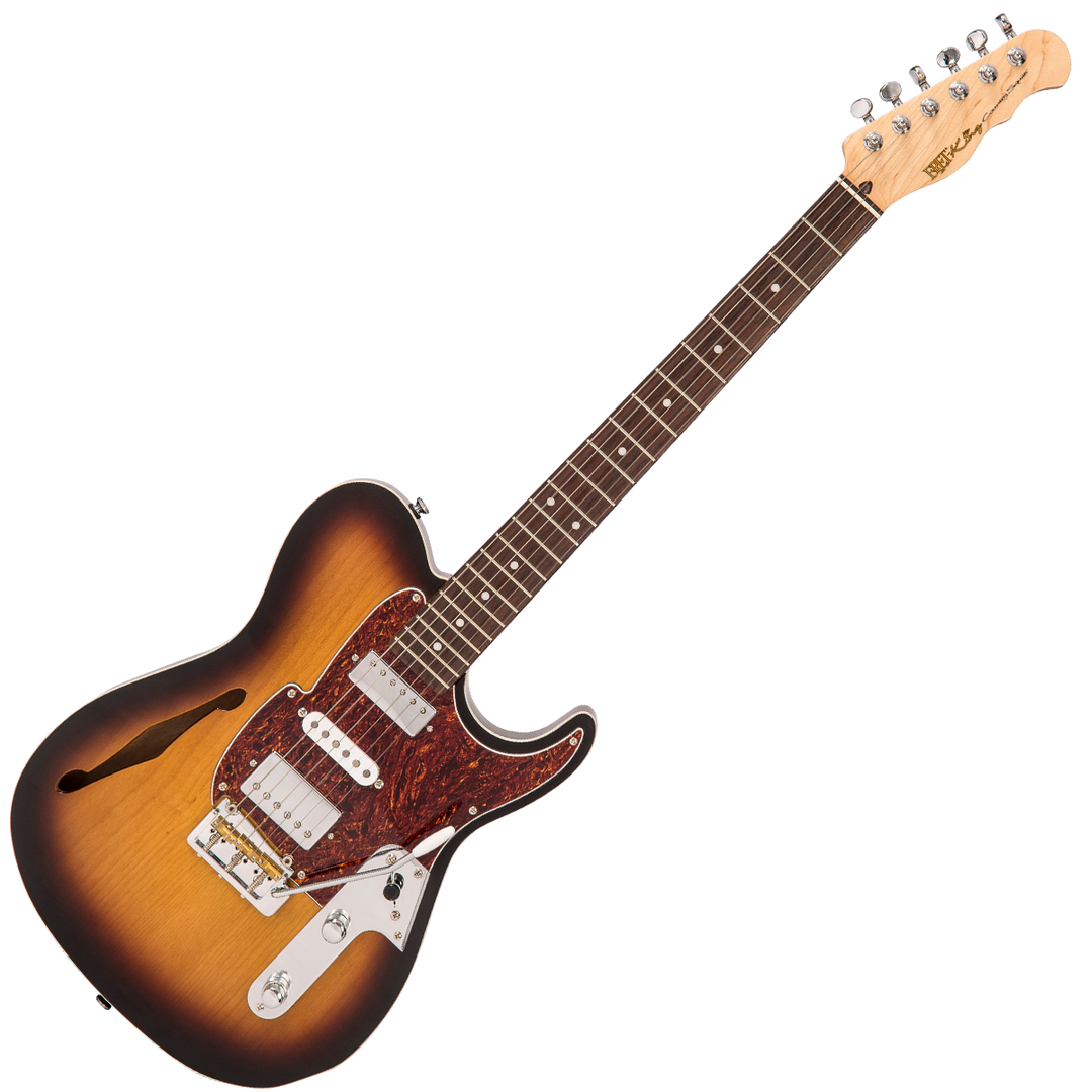 on ott　フレットキング
FKV22VR
汎用ハードケース付き Fret-King Country Squire Semitone De Luxe single cutaway