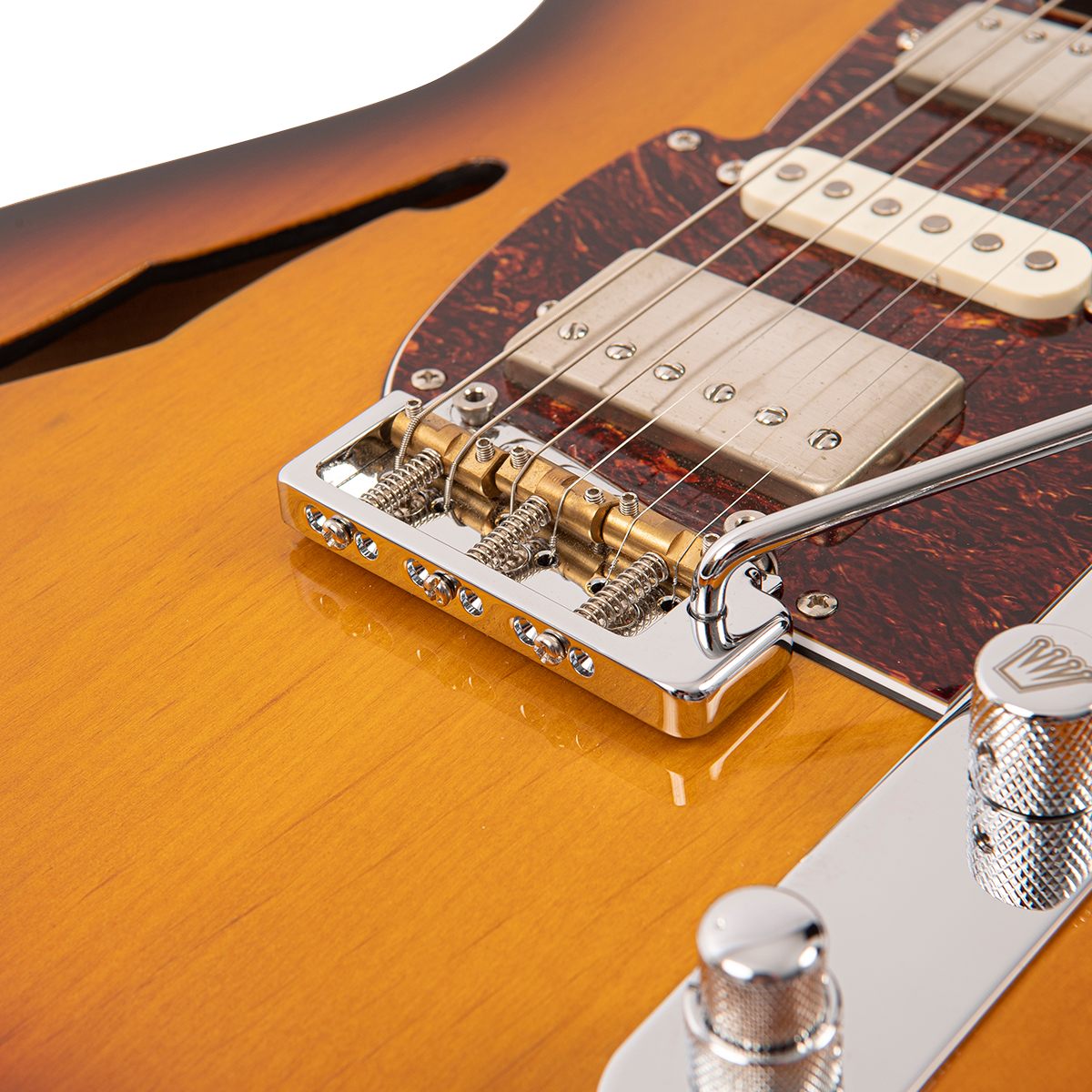 Original Classic Burst Fret-King Country Squire Semitone De Luxe Electric Guitar