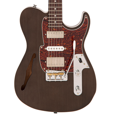Thru Black Fret-King Country Squire Semitone De Luxe Electric Guitar
