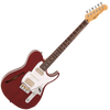 Thru Red Fret-King Country Squire Semitone De Luxe Electric Guitar