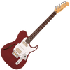 Thru Red Fret-King Country Squire Semitone De Luxe Electric Guitar