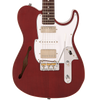 Thru Red Fret-King Country Squire Semitone De Luxe Electric Guitar