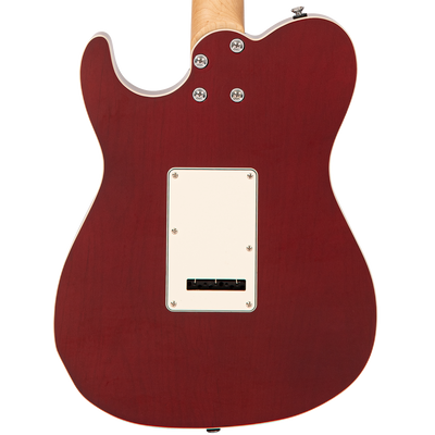 Thru Red Fret-King Country Squire Semitone De Luxe Electric Guitar