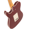 Thru Red Fret-King Country Squire Semitone De Luxe Electric Guitar
