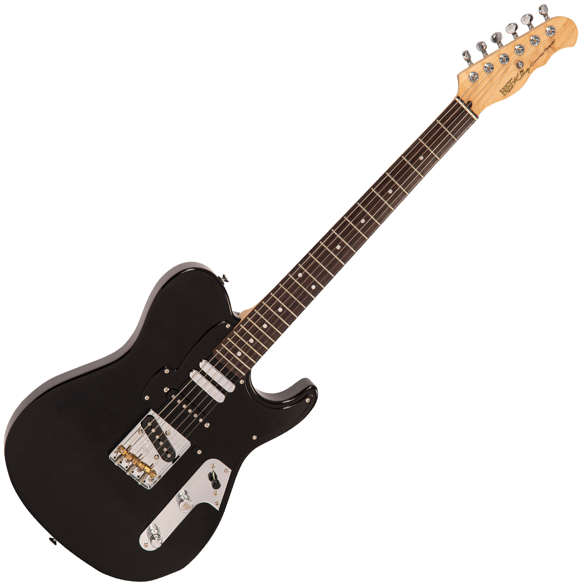 Gloss Black Fret-King Country Squire Music Row Electric Guitar