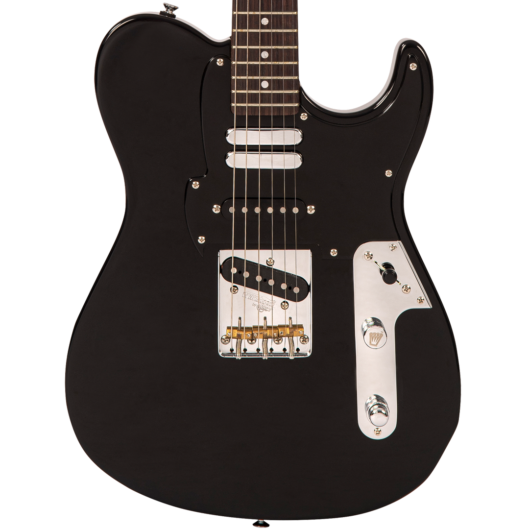 Gloss Black Fret-King Country Squire Music Row Electric Guitar