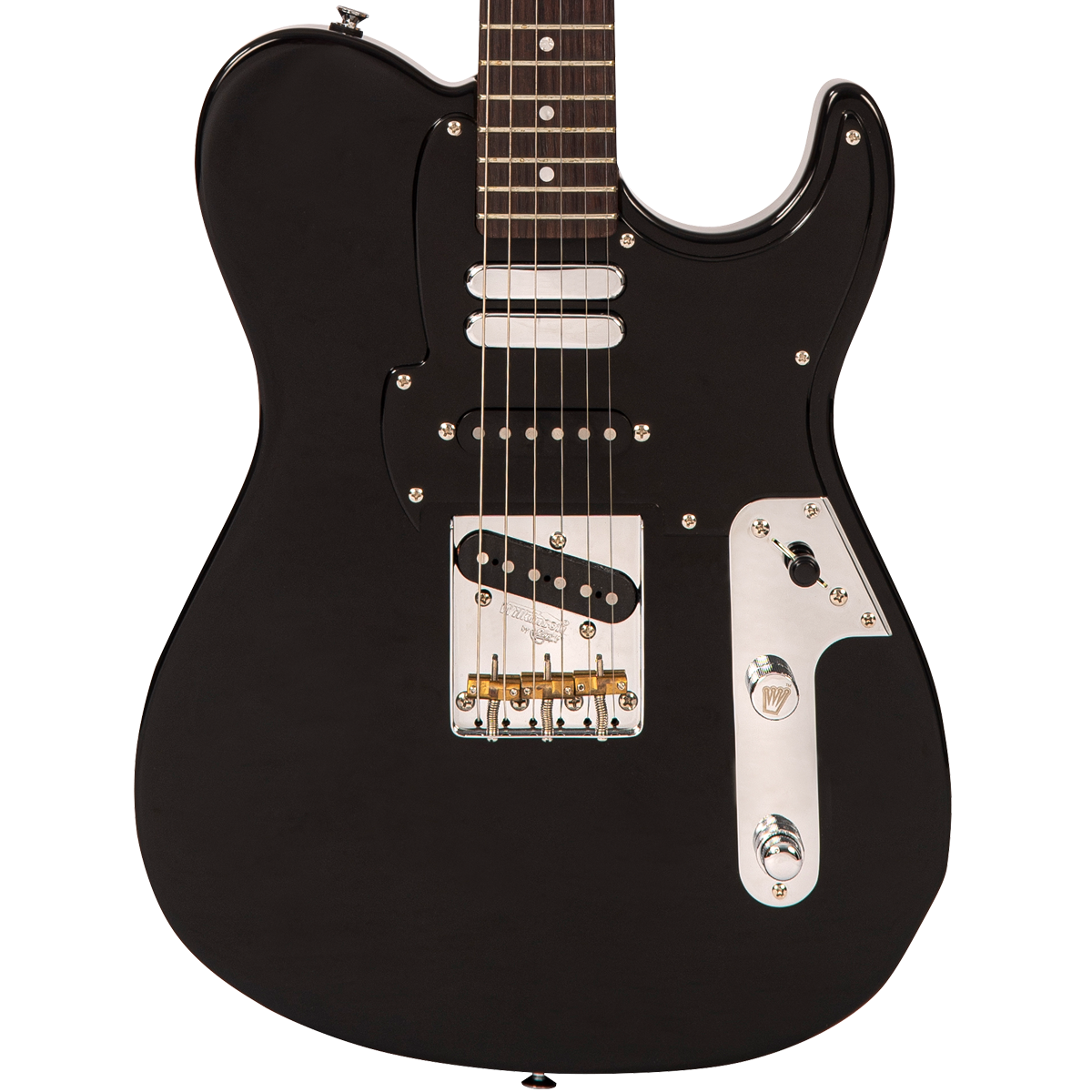 Gloss Black Fret-King Country Squire Music Row Electric Guitar