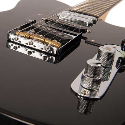 Gloss Black Fret-King Country Squire Music Row Electric Guitar