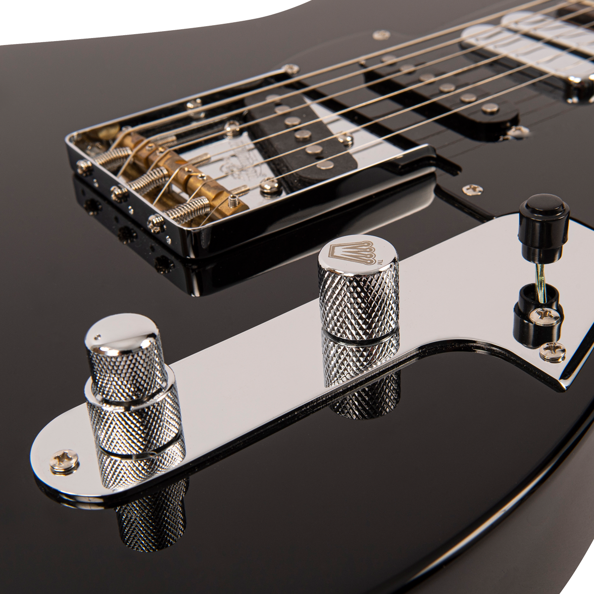 Gloss Black Fret-King Country Squire Music Row Electric Guitar