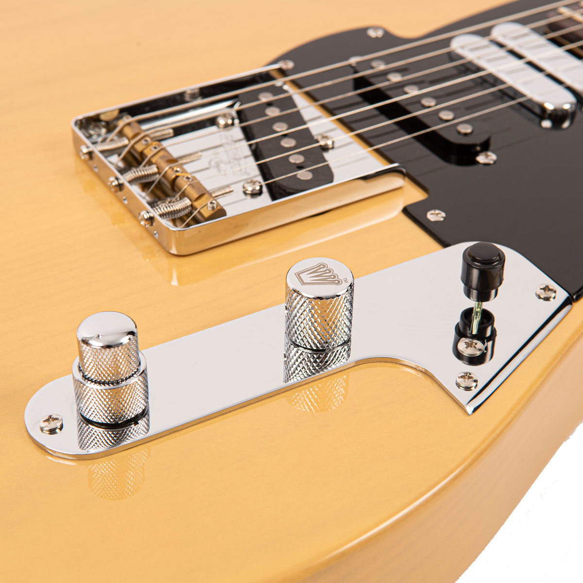 Butterscotch Fret-King Country Squire Music Row Electric Guitar