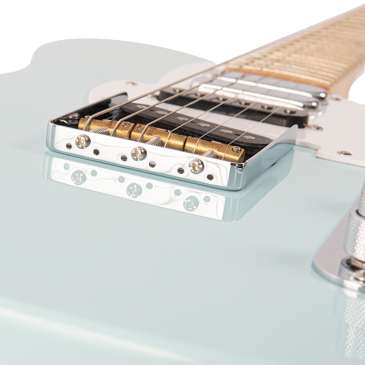 Laguna Blue Fret-King Country Squire Music Row Electric Guitar