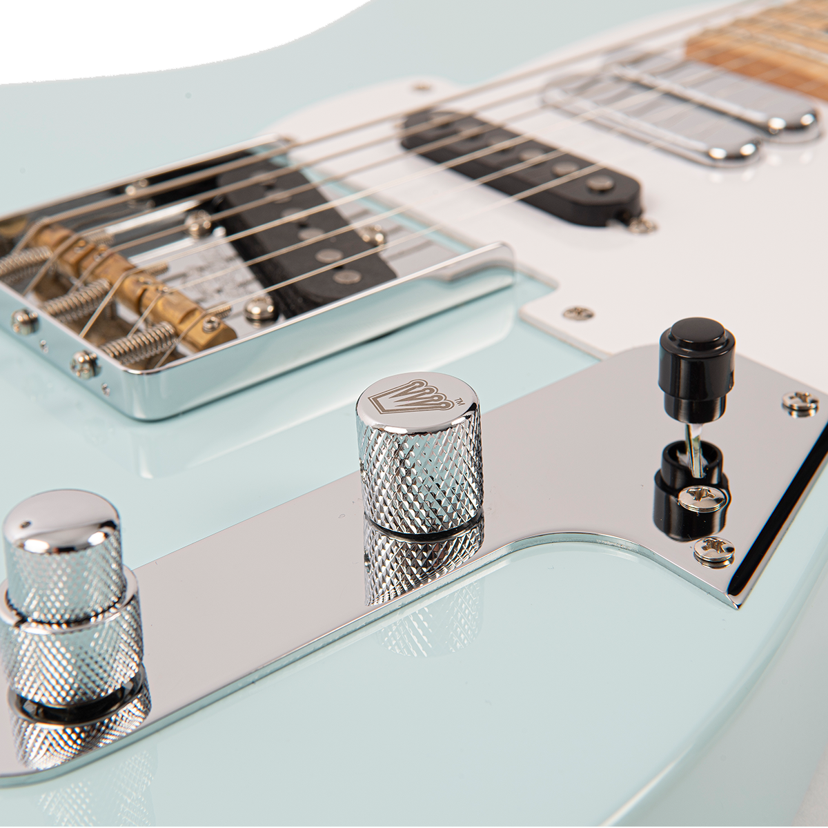 Laguna Blue Fret-King Country Squire Music Row Electric Guitar