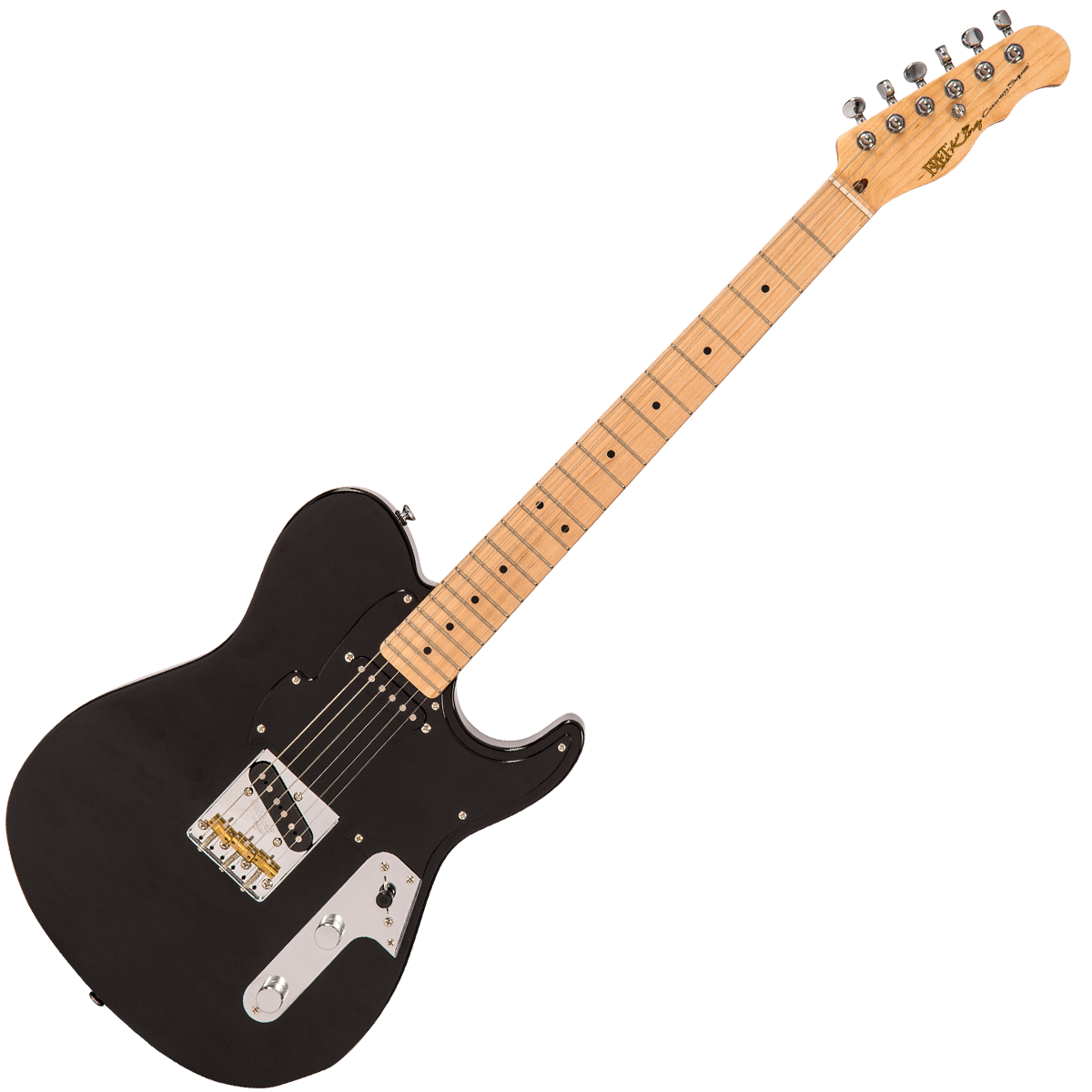 Gloss Black Fret-King Country Squire Tone Meister Electric Guitar