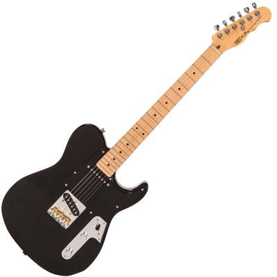 Gloss Black Fret-King Country Squire Tone Meister Electric Guitar