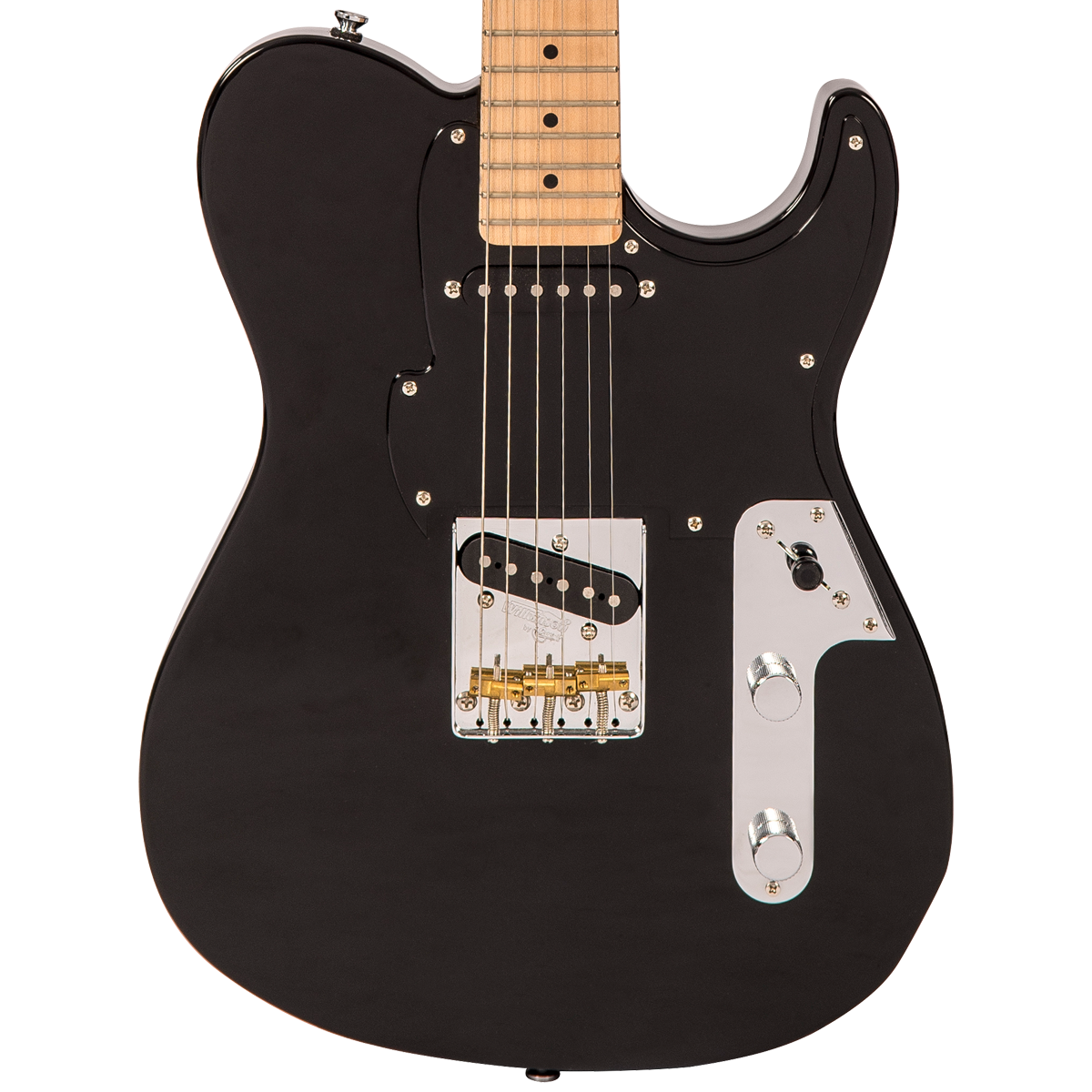 Gloss Black Fret-King Country Squire Tone Meister Electric Guitar