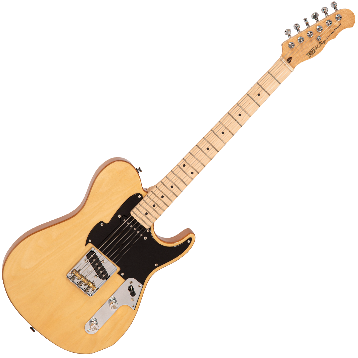 Natural Maple Fret-King Country Squire Tone Meister Electric Guitar
