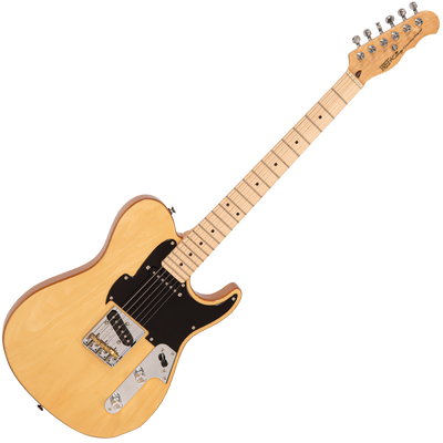 Natural Maple Fret-King Country Squire Tone Meister Electric Guitar