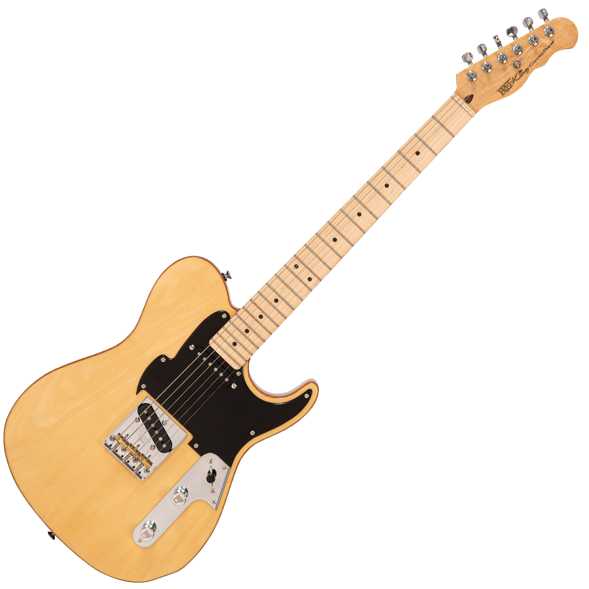 Natural Maple Fret-King Country Squire Tone Meister Electric Guitar