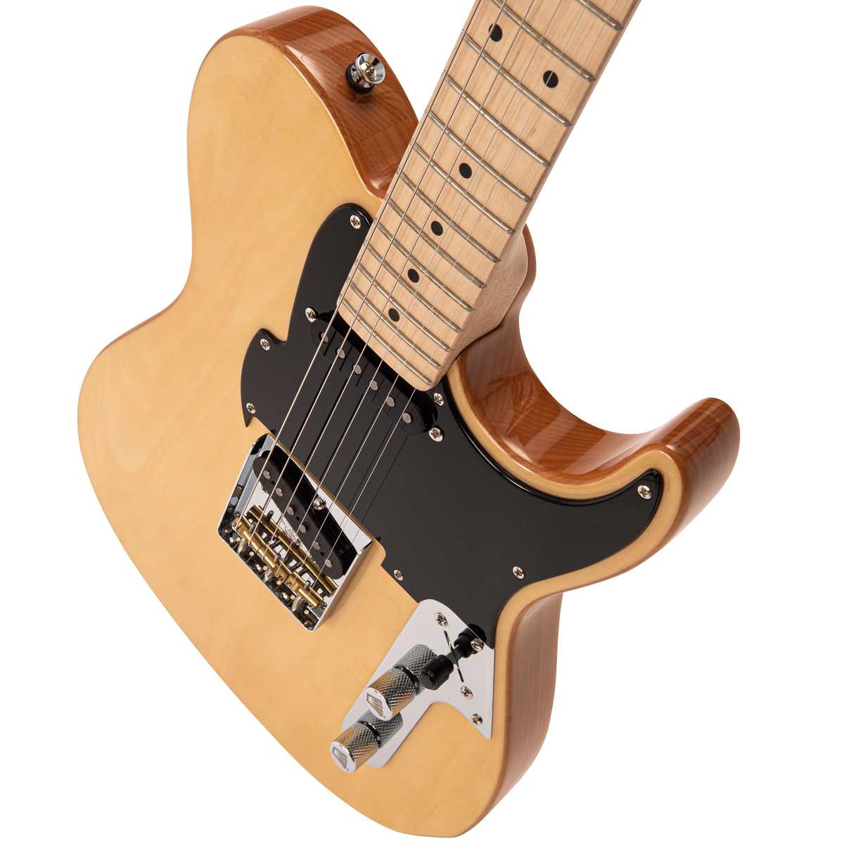 Natural Maple Fret-King Country Squire Tone Meister Electric Guitar