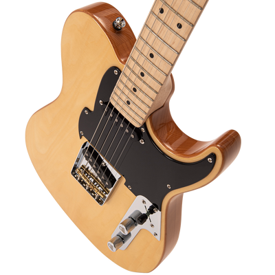 Natural Maple Fret-King Country Squire Tone Meister Electric Guitar