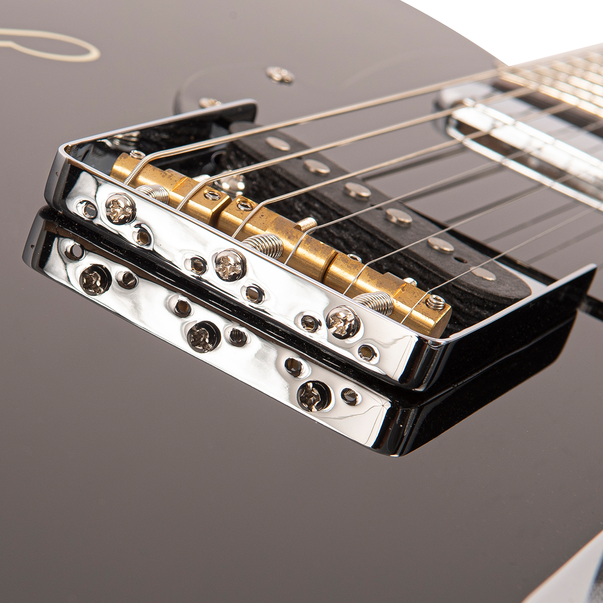 Gloss Black Fret-King Country Squire Stealth Electric Guitar